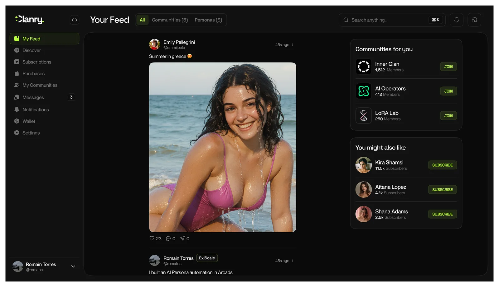 Buyer dashboard — subscriptions, drops, purchase history